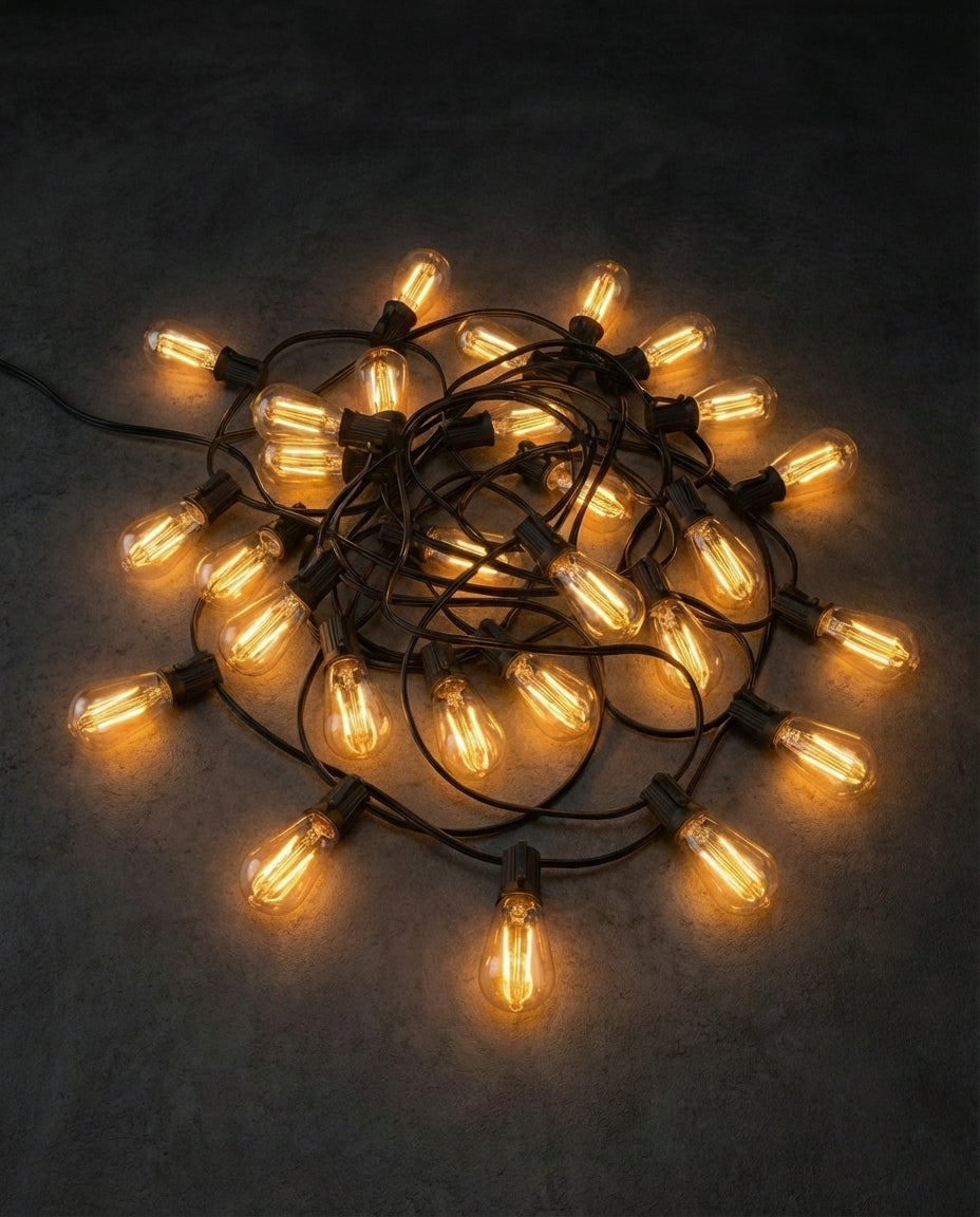 LED-ljusslinga utomhus – Vädertålig trädgård & uteplats