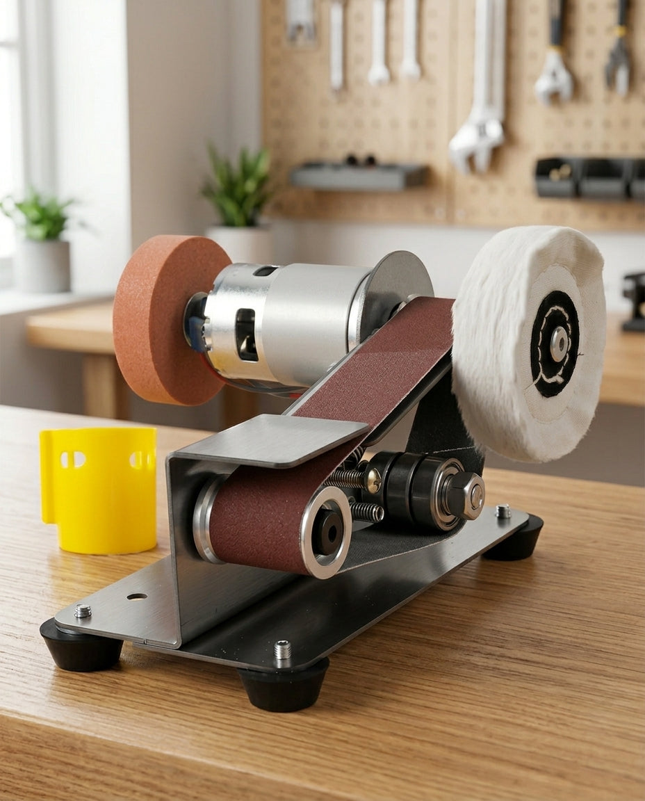 Precision Bench Trio — 3-i-1 slip- och slipmaskin