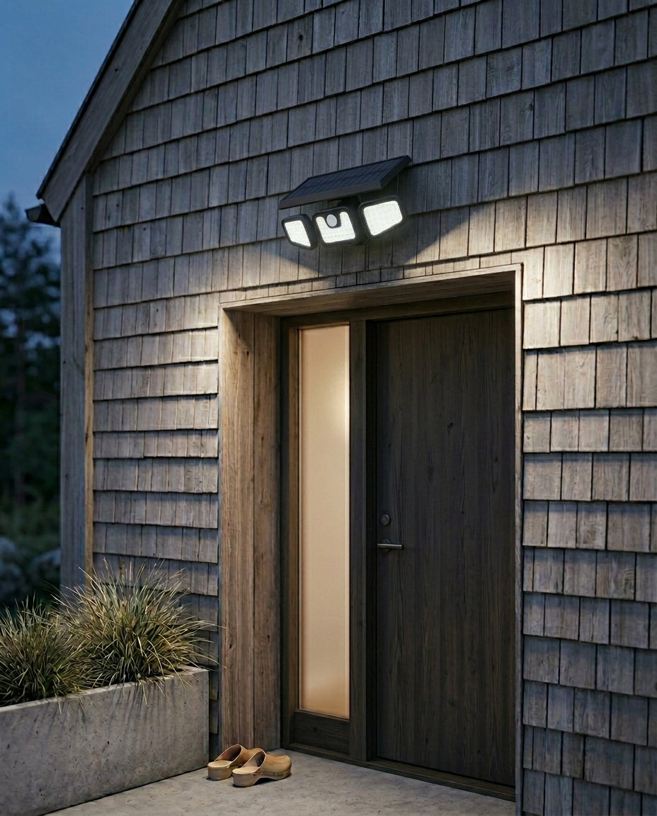 SentryBeam solcellsdriven säkerhetslampa