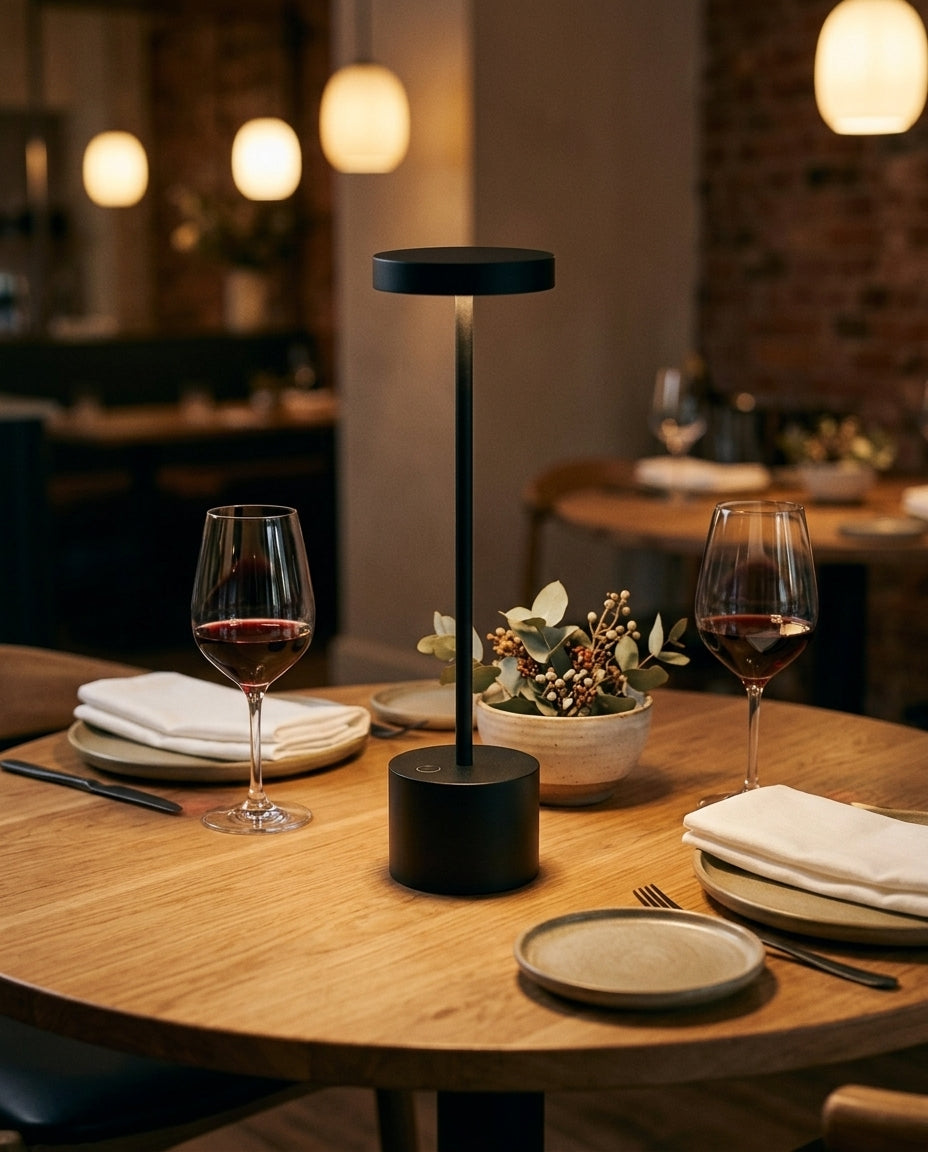 Uppladdningsbar LED-bordslampa | Touch-dimmer – Lumara