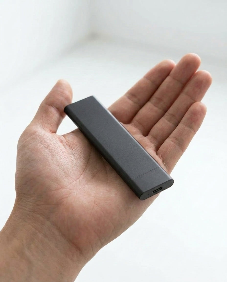2TB Portabel SSD USB 3.1 | Blixtsnabb Extern Hårddisk