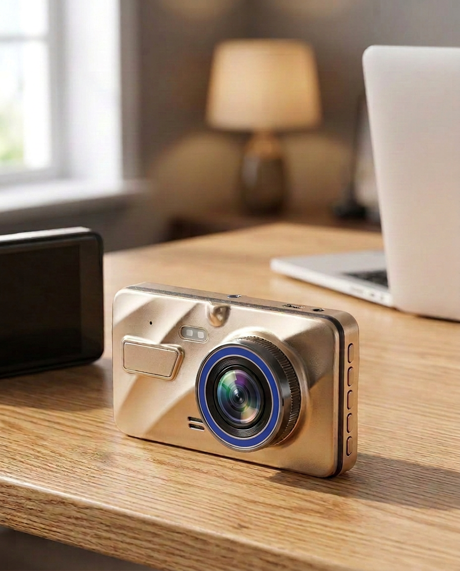 Dual-Dashcam Fram & Bak 1080P | Mörkerseende, G-Sensor