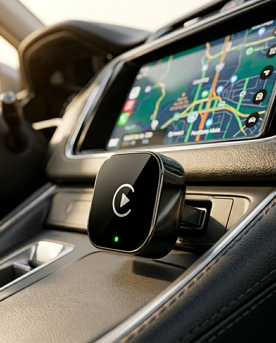 Trådlös CarPlay & Android Auto-adapter | 2-in-1