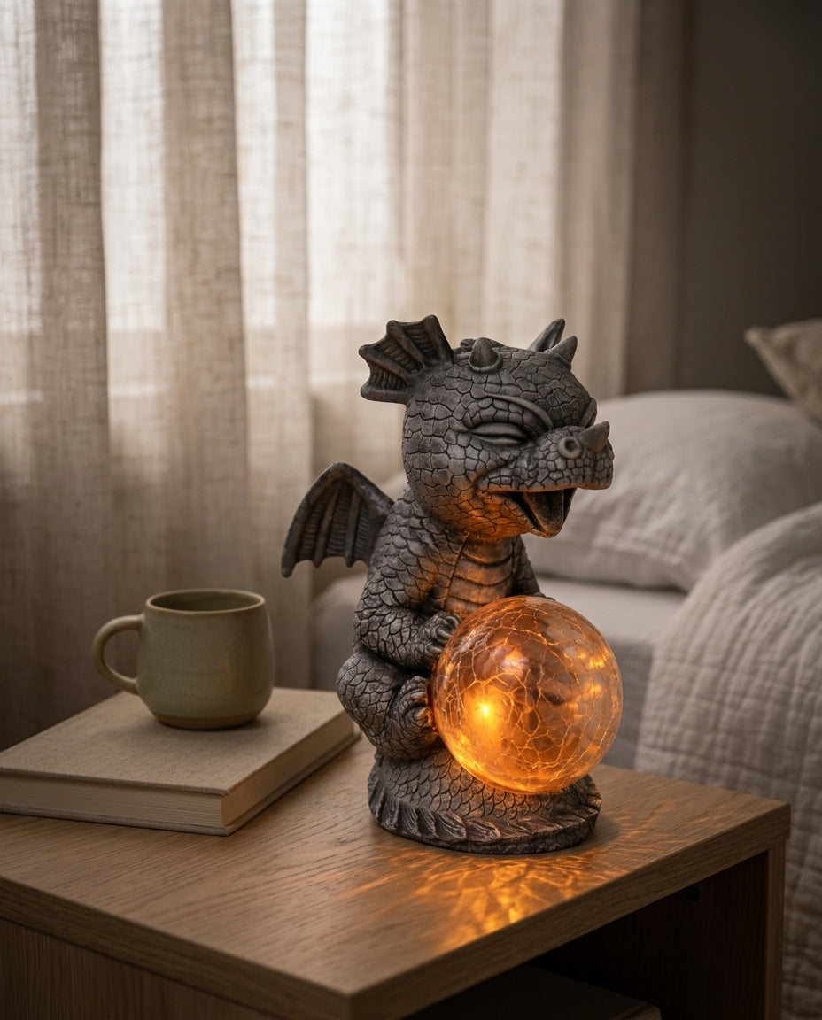 Dragon Orb LED-bordslampa – Varmt sken för hem & kontor