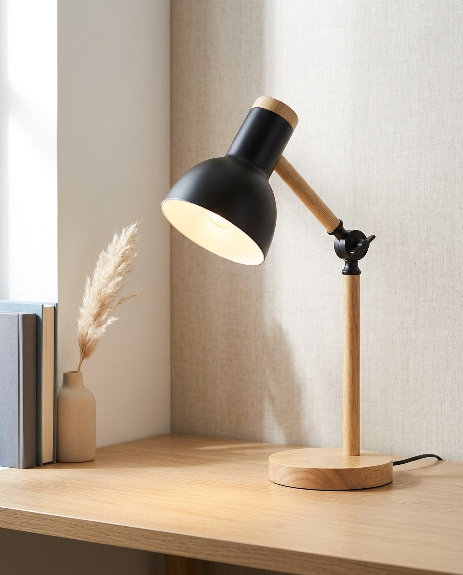 Nordisk LED-skrivbordslampa – Justerbar arm & beröringsdimmer