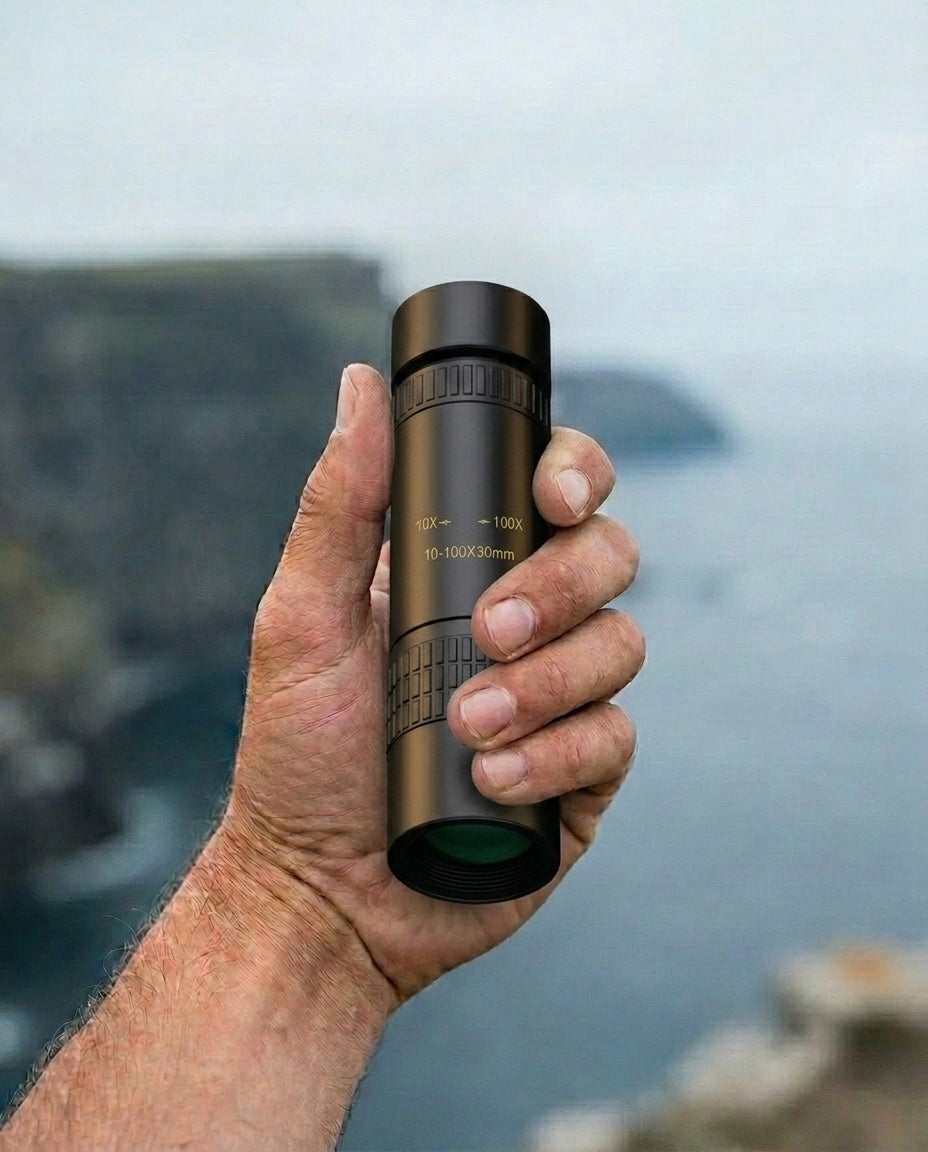 Zoommonokular | Mörkerseende & Stativ | Titan