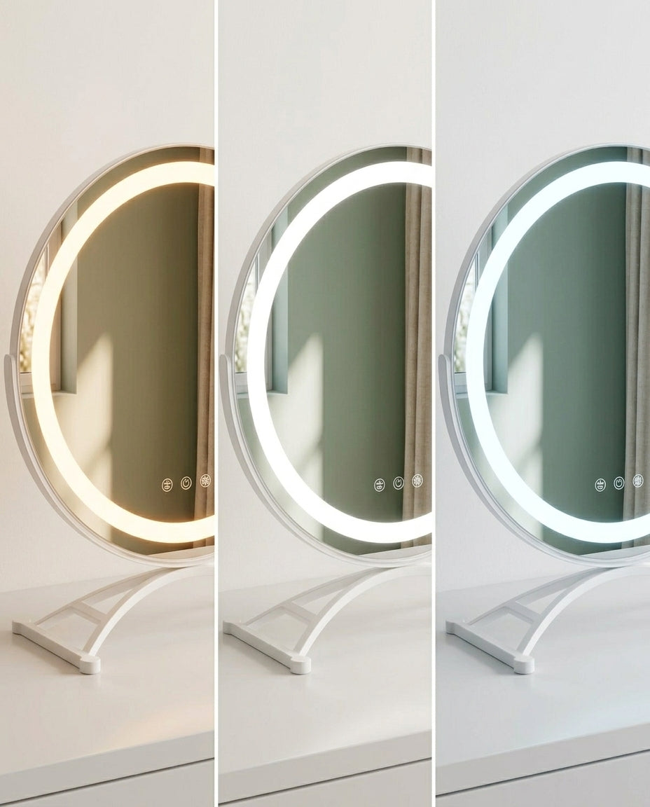 LED-sminkspegel med touchkontroll | Lumi Glow