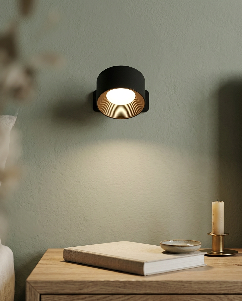 Trådlös uppladdningsbar vägglampa | Lumiflex 360° flex