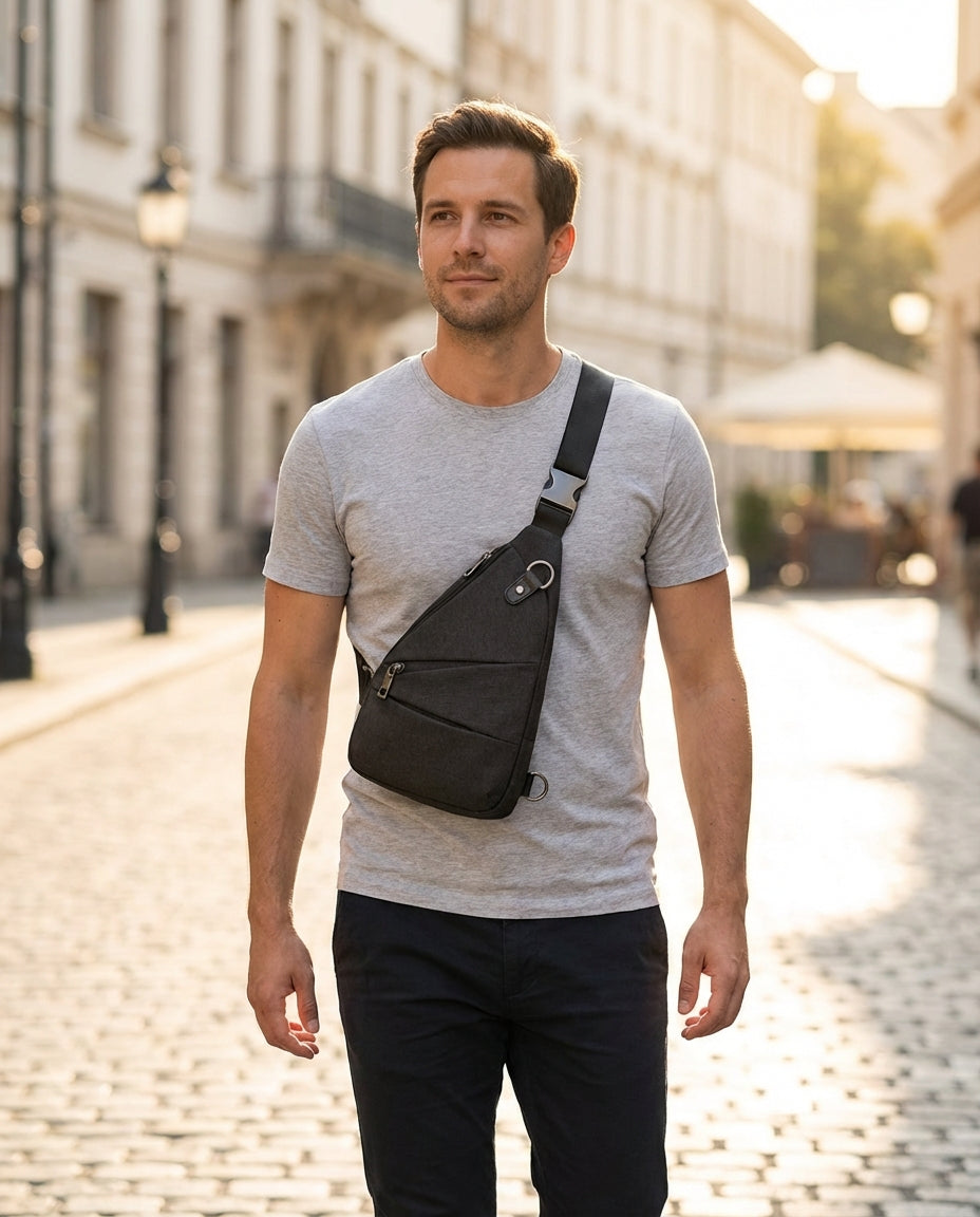 Enkelrem Stoldskyddad Axelremsväska | SlimShield