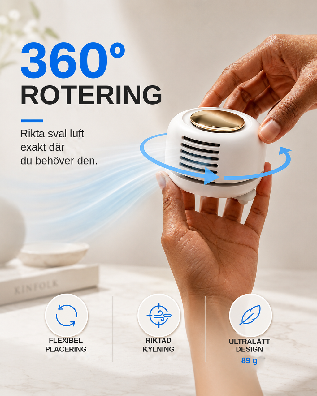 Breeze Clip Personal Cooling Fan