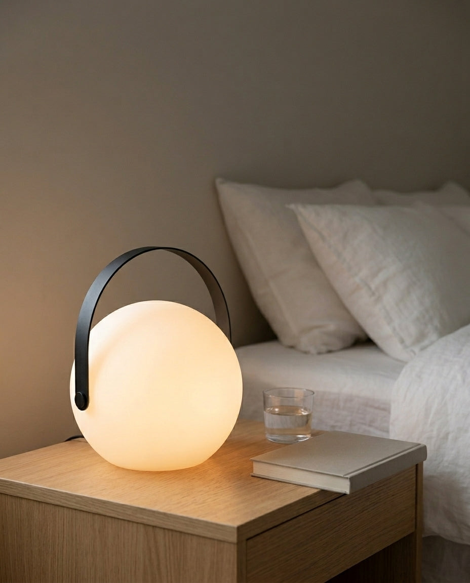 Bärbar LED-lykta | Trådlös uppladdningsbar bordslampa