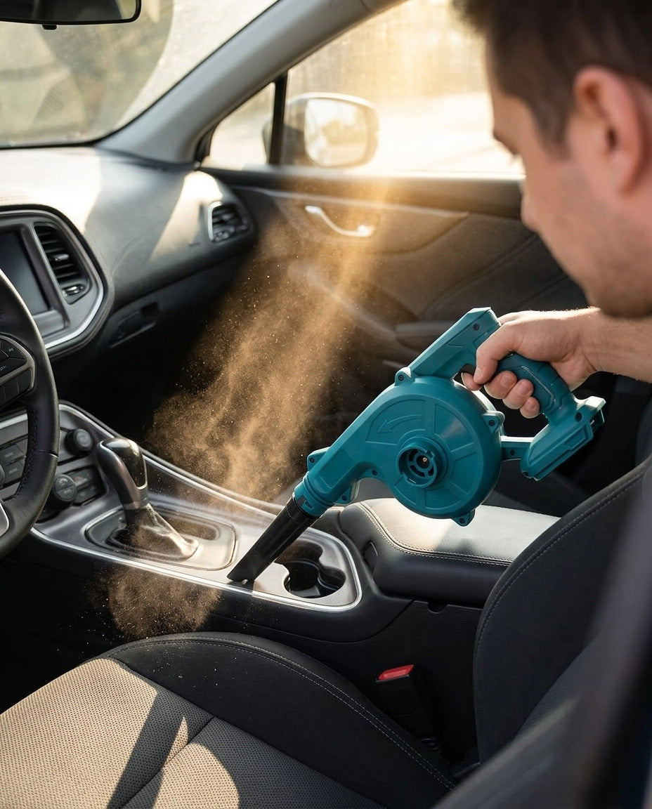 Trådlös elektrisk lövblåsare och dammsugare | AirBlast Pro