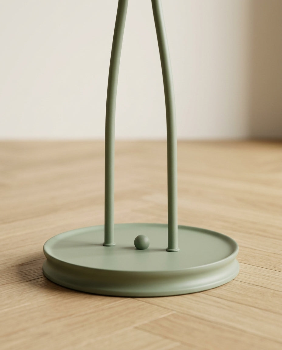 LED-golvlampa blomdesign | Mattgrönt utförande
