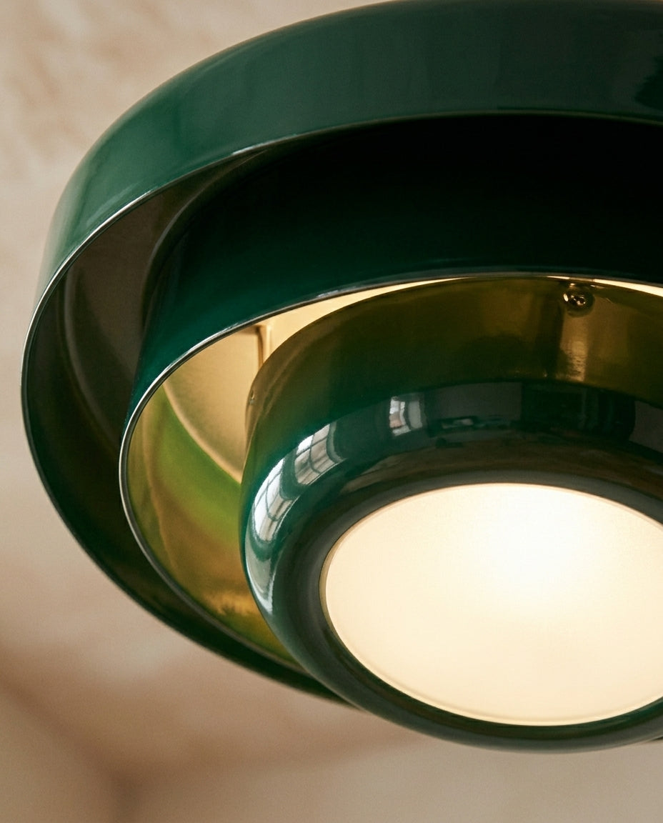 Nordisk pendellampa | Flerskiktad vintage LED-taklampa