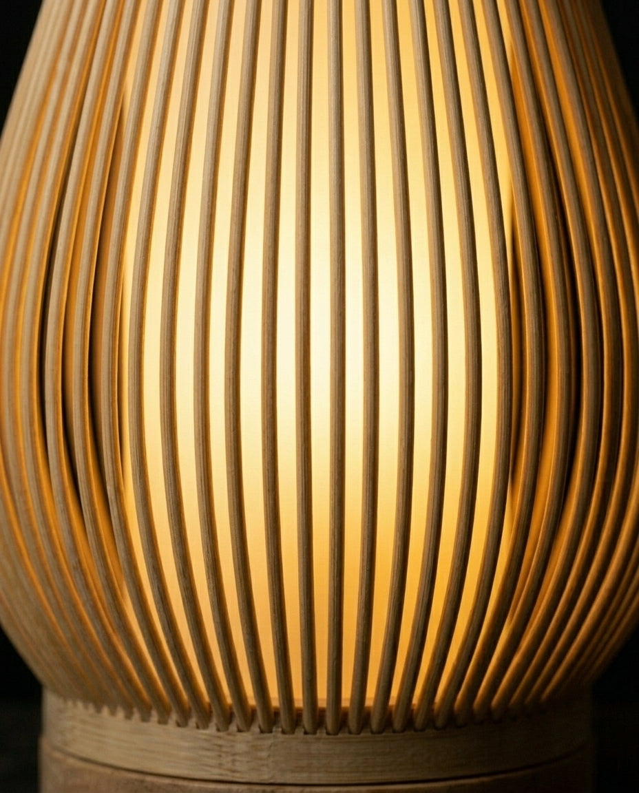 Japansk bordslampa – Bambu Zen-lampa | 4 storlekar