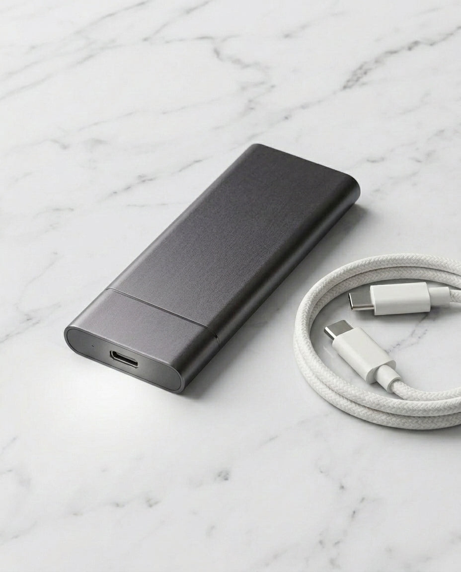 2TB Portabel SSD USB 3.1 | Blixtsnabb Extern Hårddisk