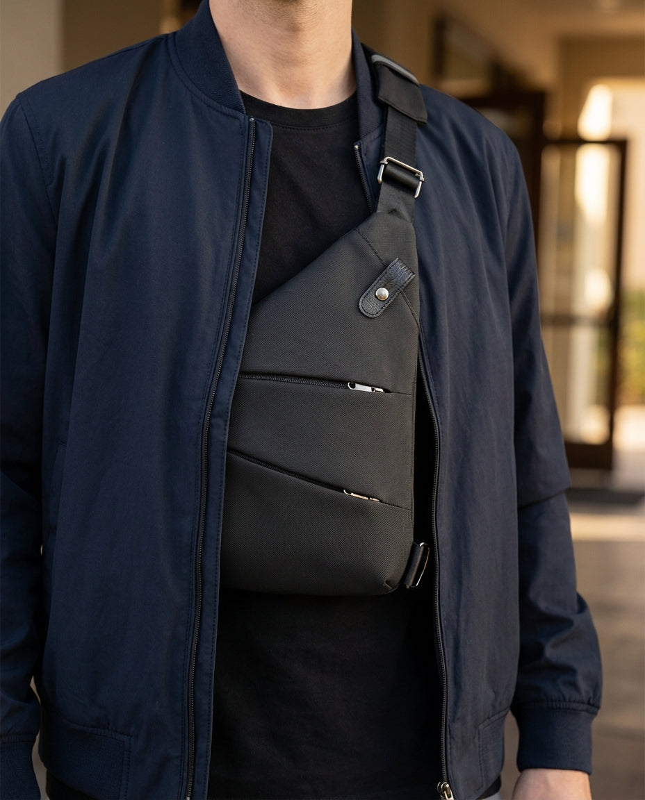Enkelrem Stoldskyddad Axelremsväska | SlimShield