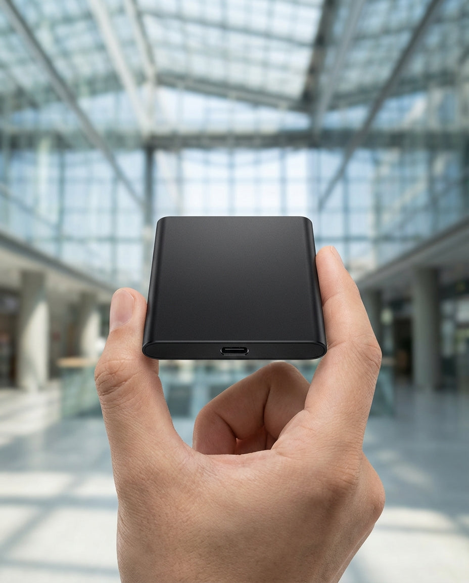 Bärbar SSD 128TB | Ultrasnabb USB-C extern hårddisk