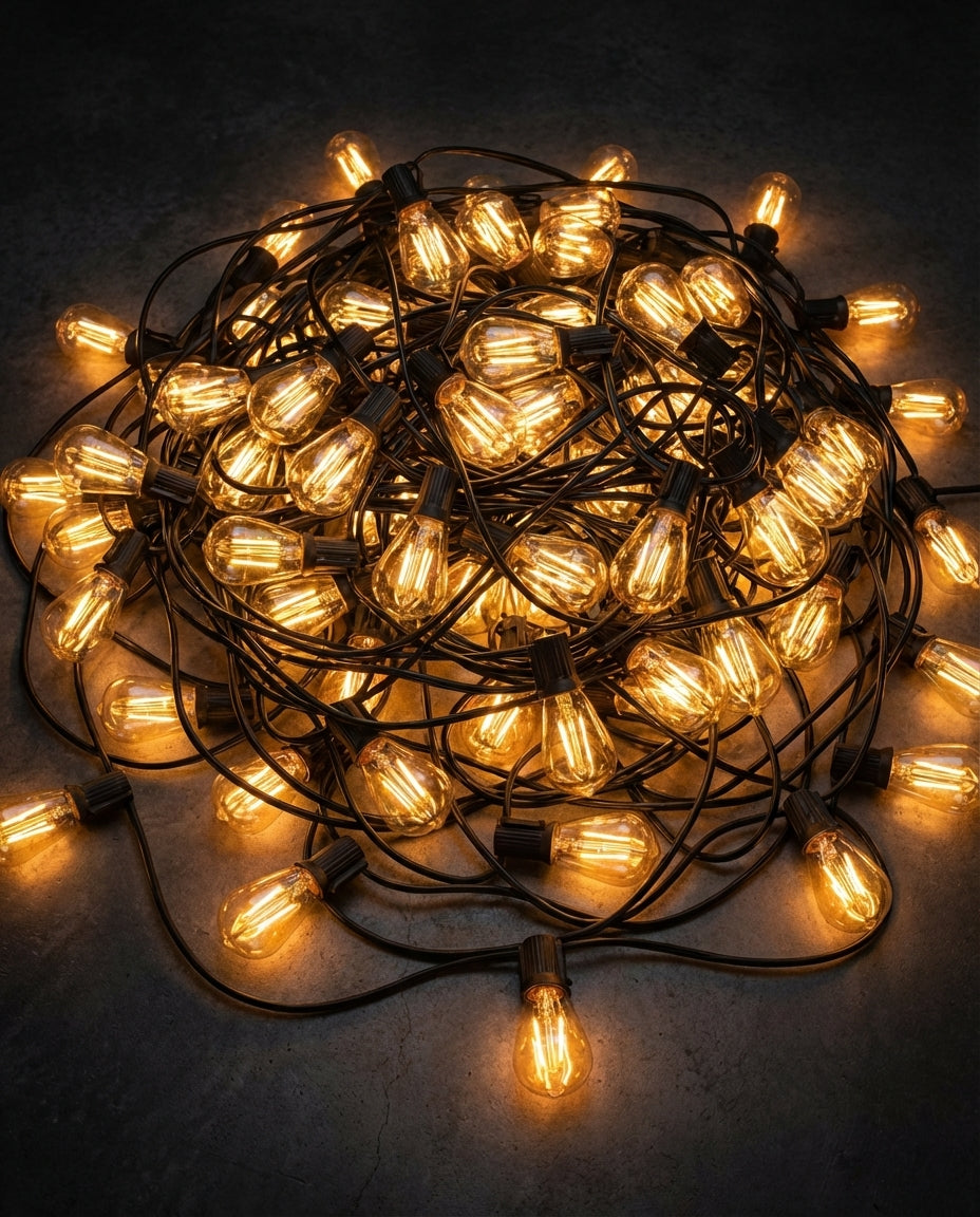 LED-ljusslinga utomhus – Vädertålig trädgård & uteplats