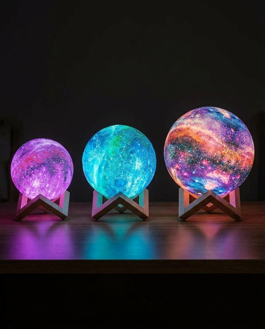 Galaxlampa med beröringskontroll | Stjärndesign nattlampa