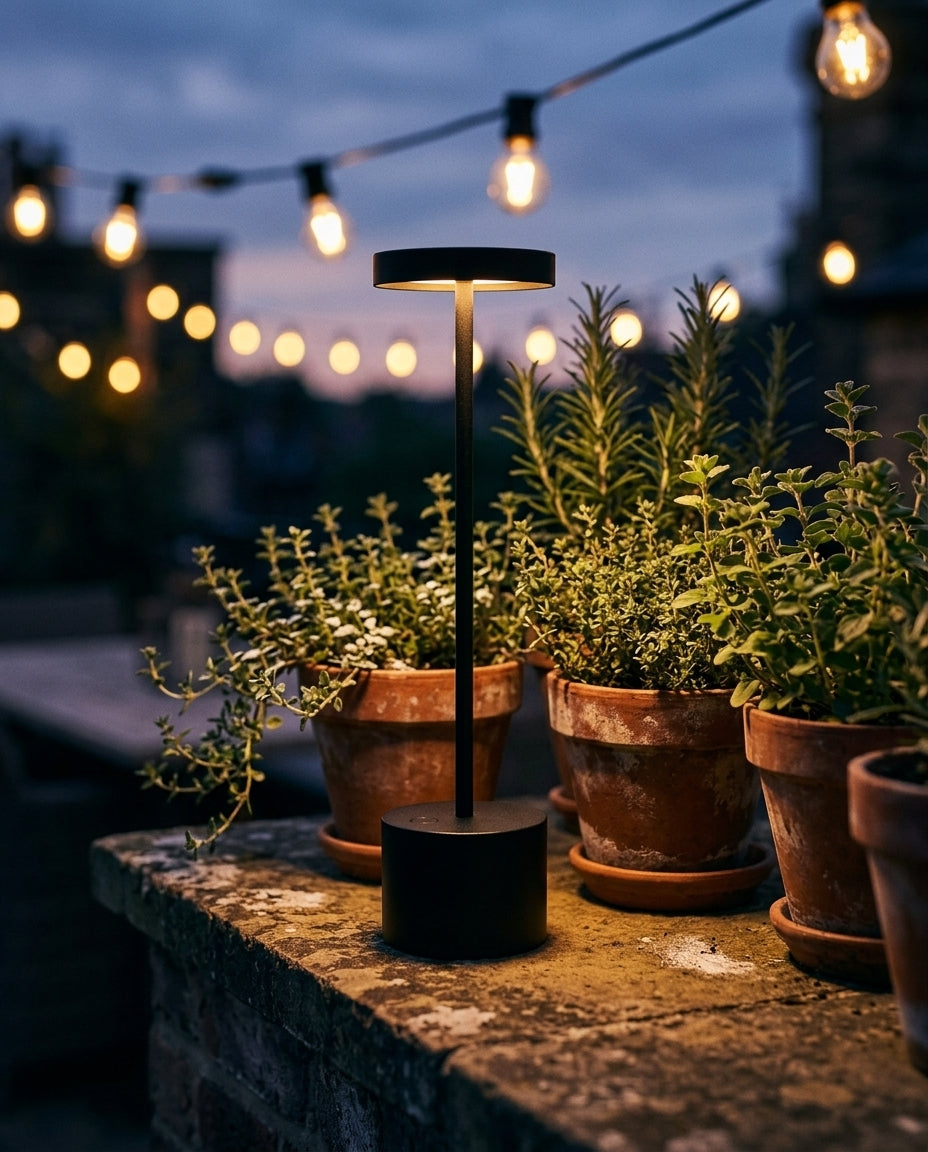 Uppladdningsbar LED-bordslampa | Touch-dimmer – Lumara