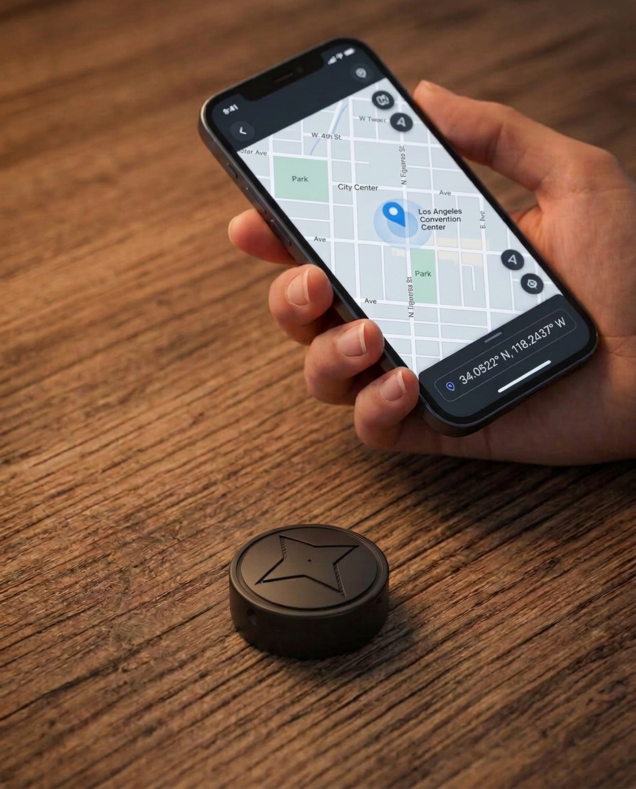 Mini magnetisk GPS-tracker | Realtidsspårning