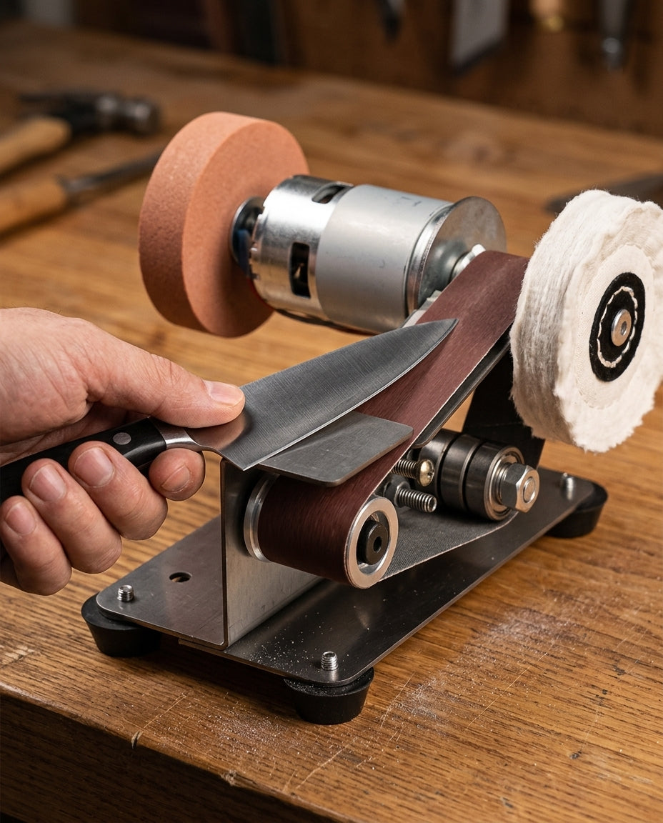 Precision Bench Trio — 3-i-1 slip- och slipmaskin