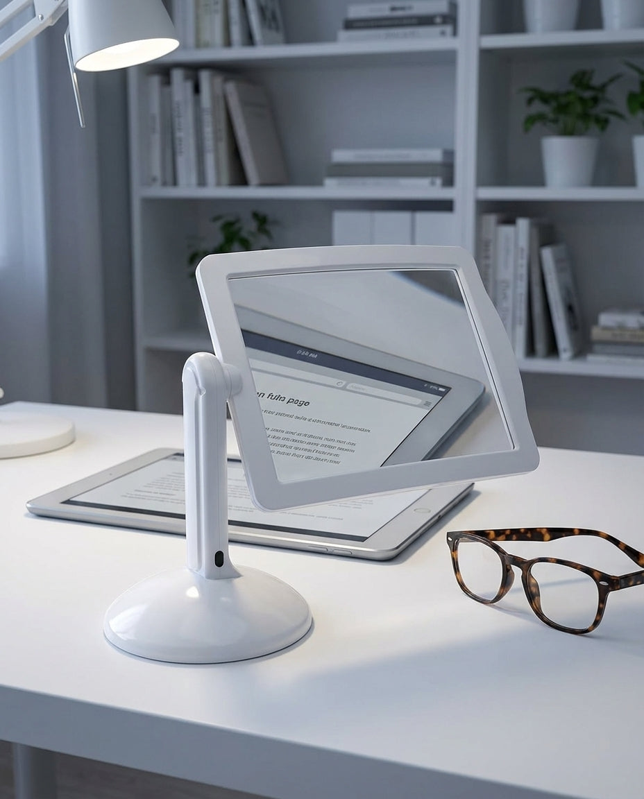 Sidforstorare med LED-ljus | ClaraVision stativforstoringsglas