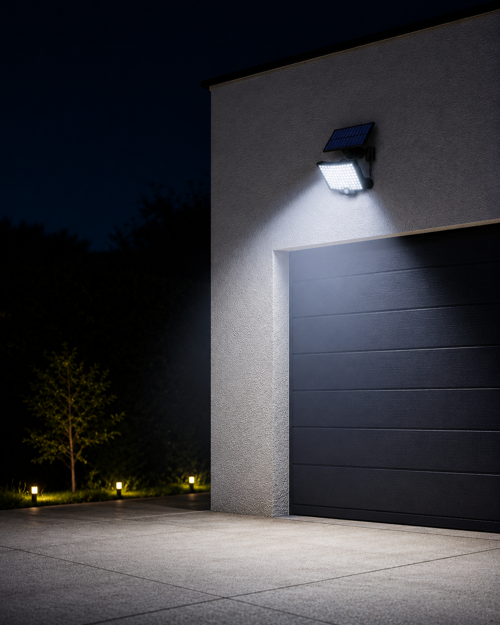Solardrivet Rörelsesensorljus Utomhus | 106 LED 3000lm