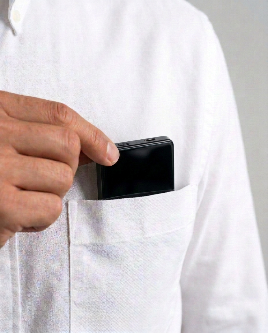 Mini Röstinspelare 64GB | 376 Timmars Kristallklart Ljud