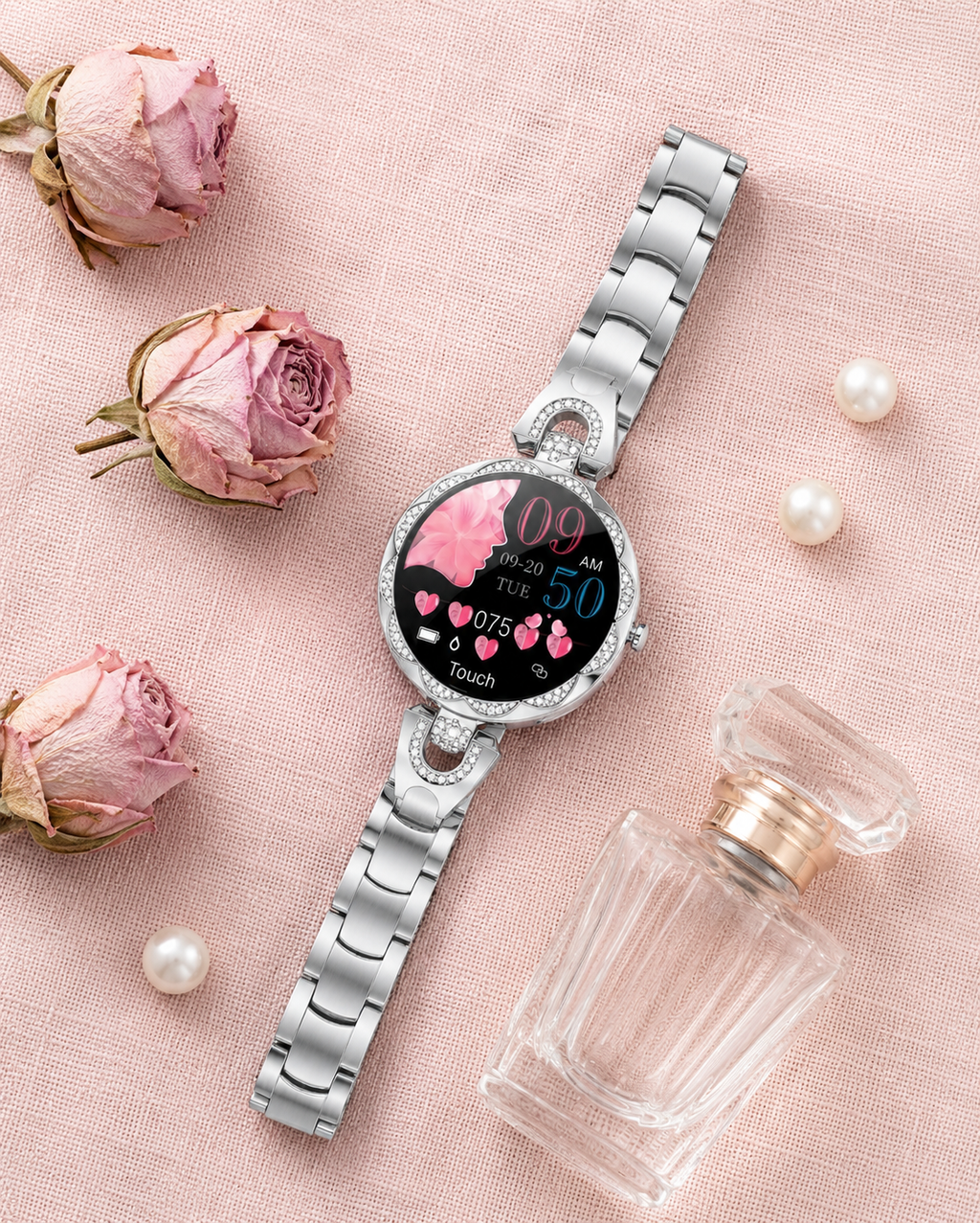 Damernas Fitness-Smartwatch | Vattentät | Pulsmätare