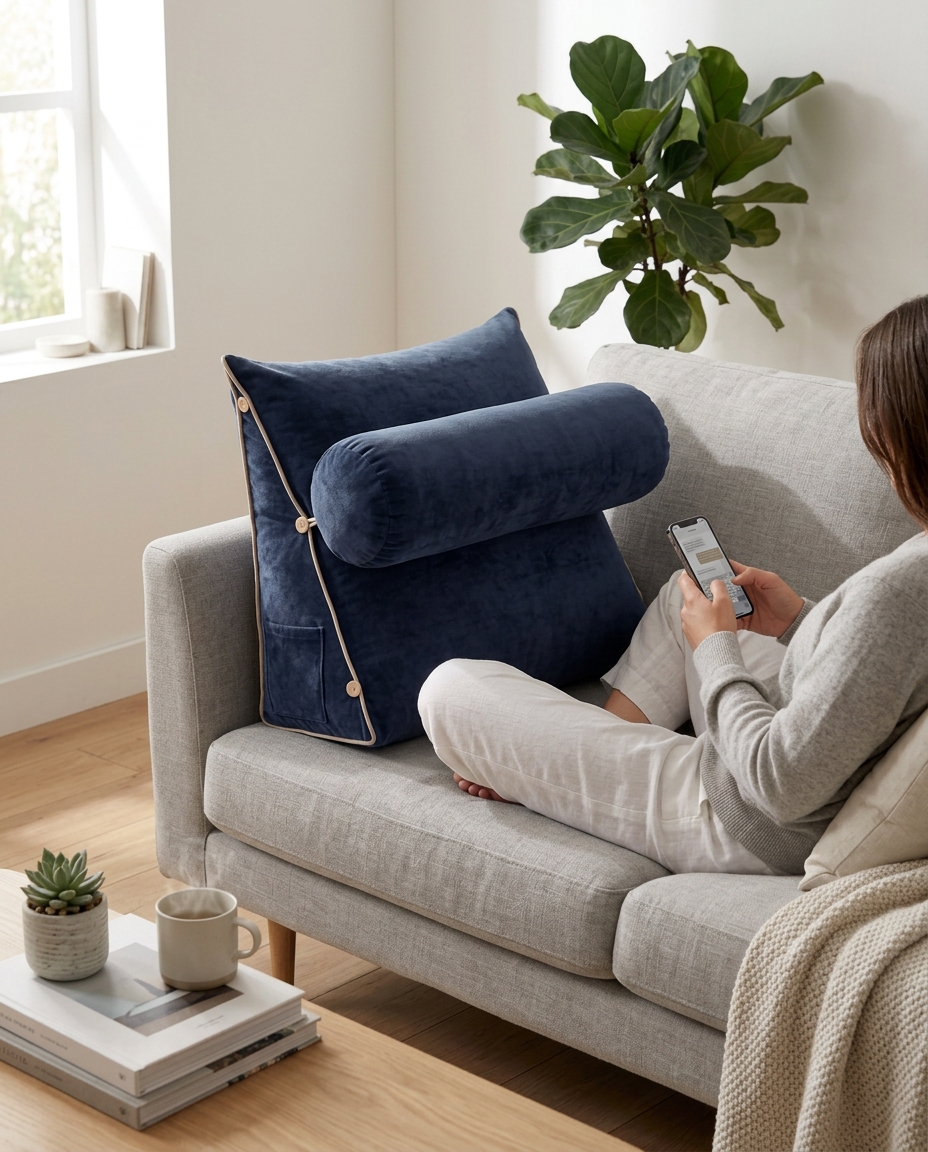 Kilkudde för läsning | Ergonomiskt ryggstödskudde