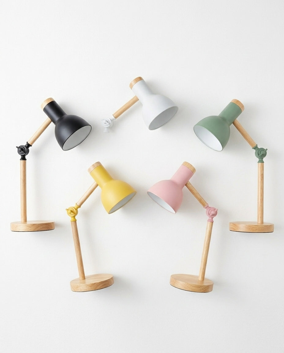 Nordisk LED-skrivbordslampa – Justerbar arm & beröringsdimmer