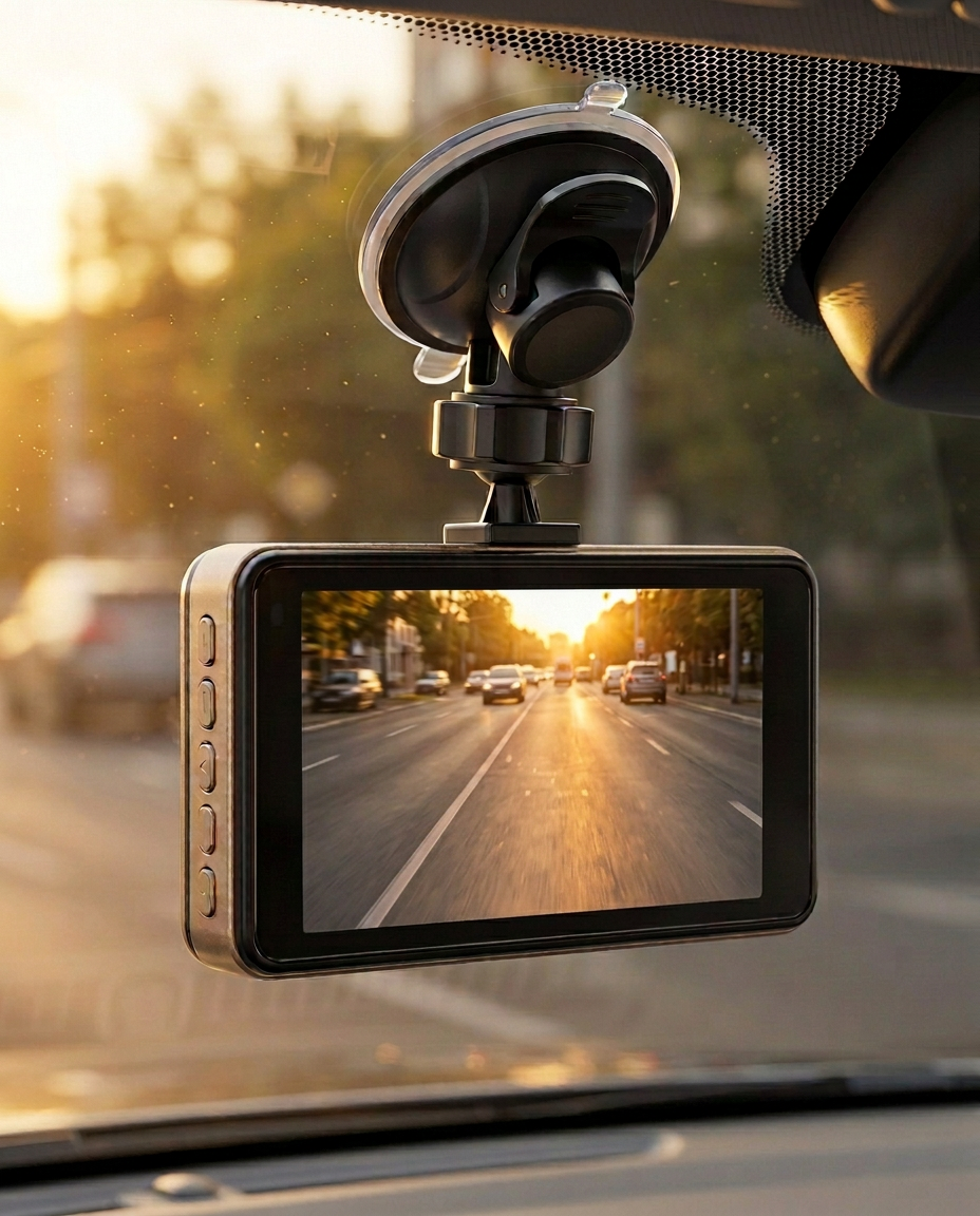 Dual-Dashcam Fram & Bak 1080P | Mörkerseende, G-Sensor