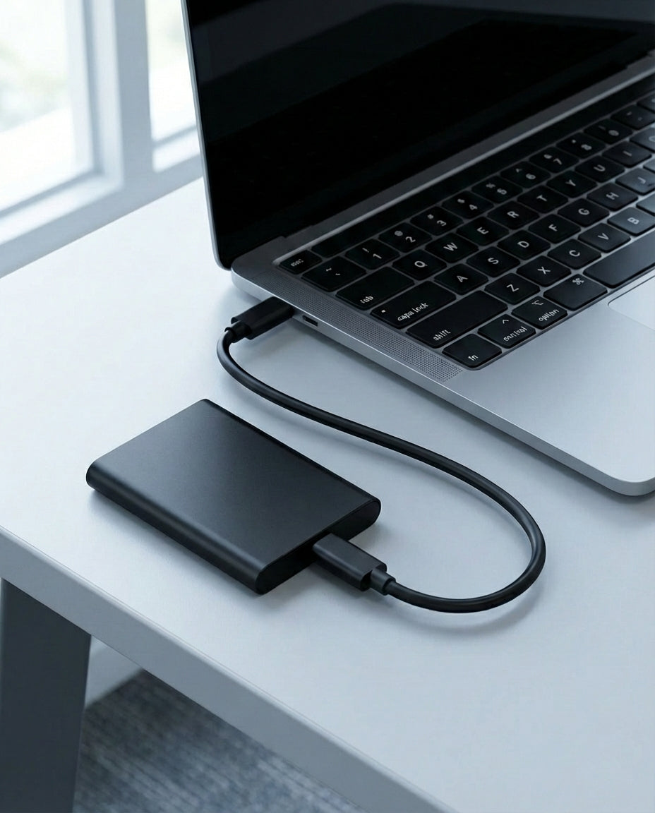 Bärbar SSD 128TB | Ultrasnabb USB-C extern hårddisk