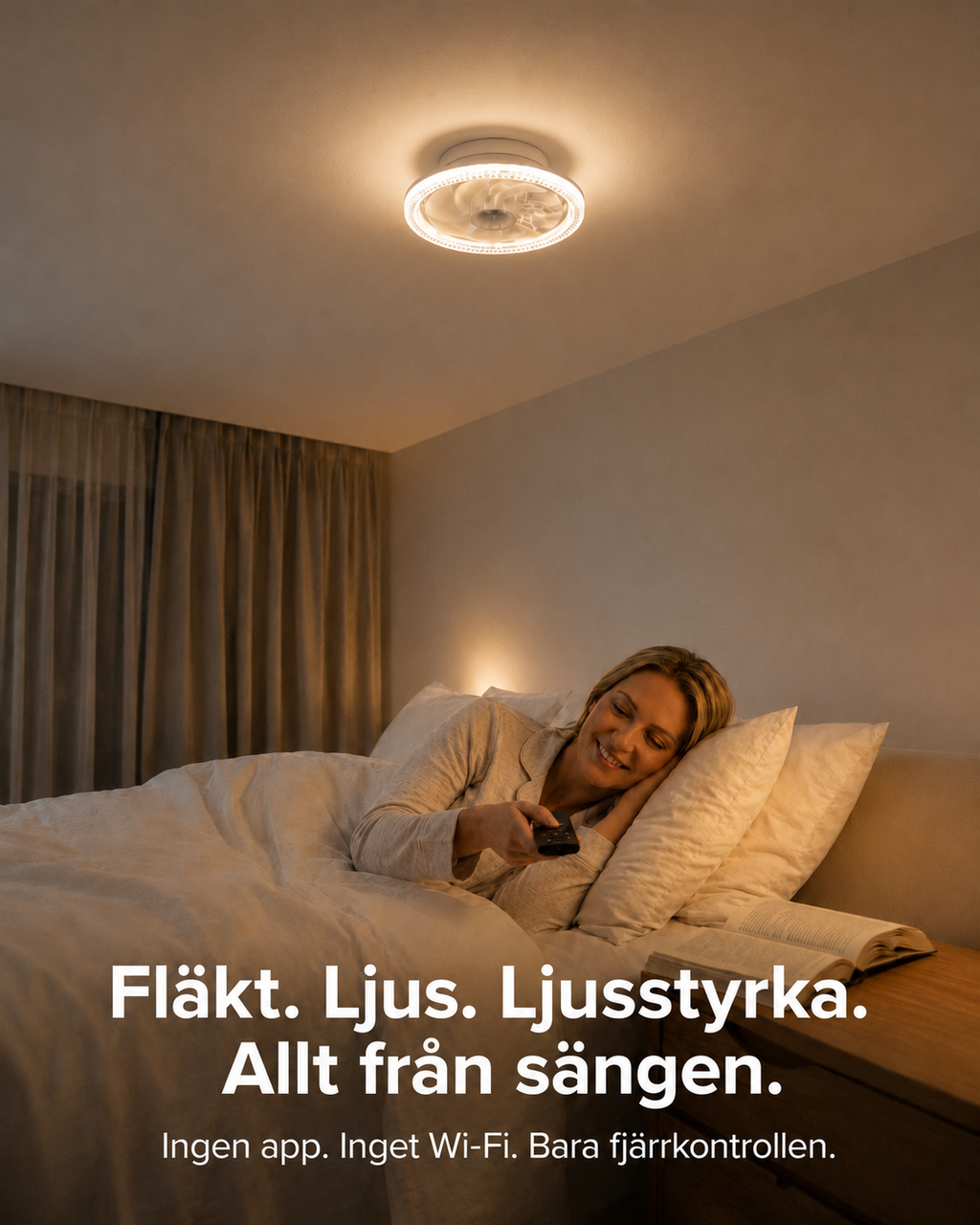 SilentBreeze AirGlow | 2-i-1 takfläkt och belysning