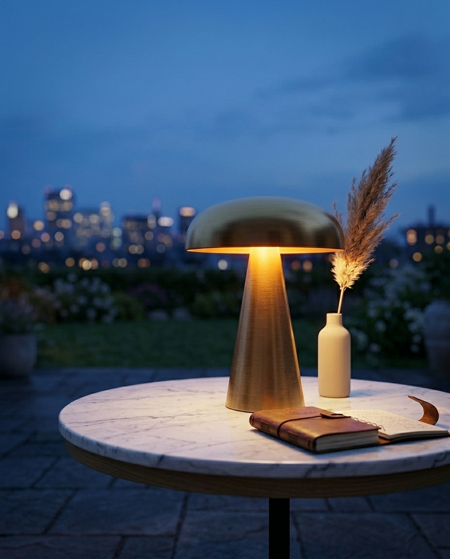 Trådlös Bordslampa – Dimbar Batterilampa | Aurum Glow