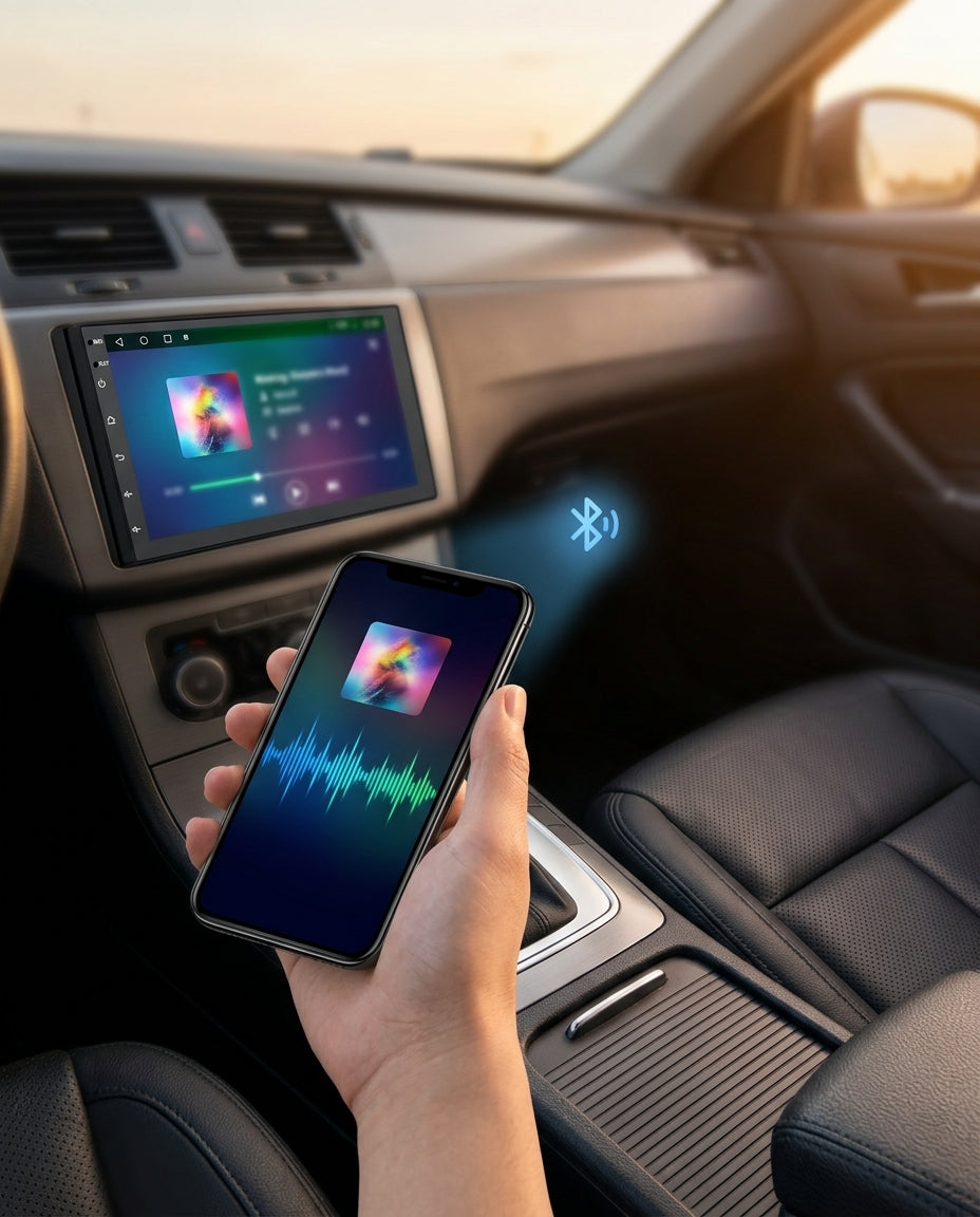Android Dubbel-DIN Bilstereo | 10" Pekskärm & GPS