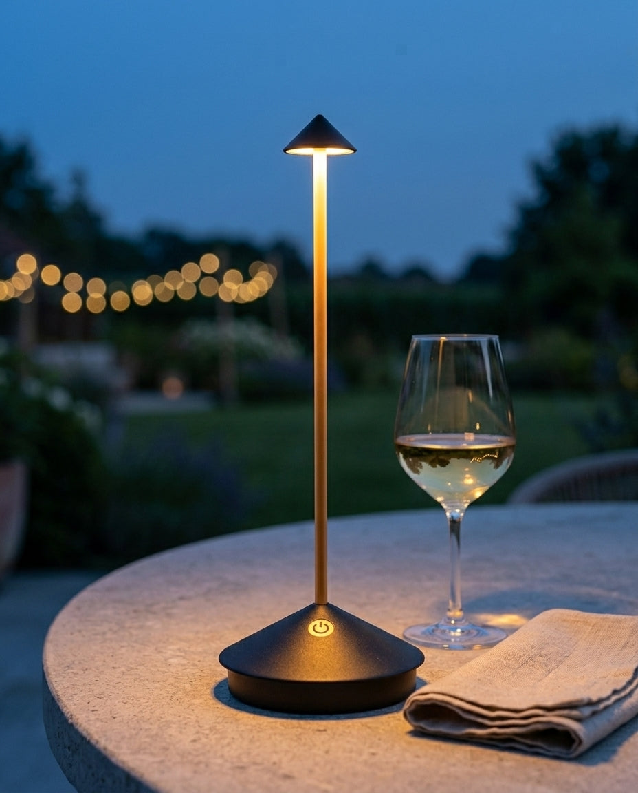 Trådlös LED-bordslampa – Dimbar & uppladdningsbar | LumiSlim