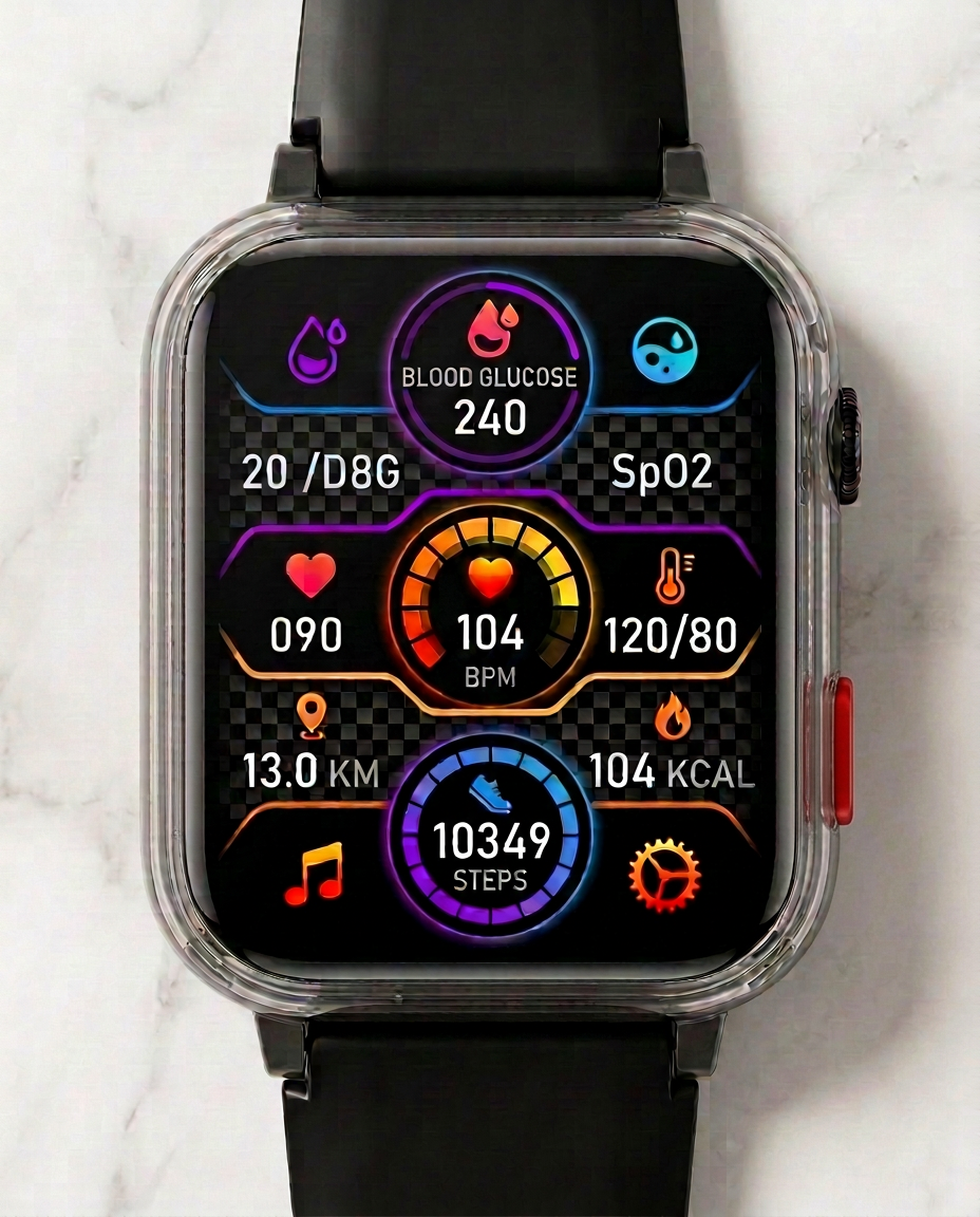 4G Smartklocka GPS SOS Blodsocker Hälsa | ConnectCare Pro