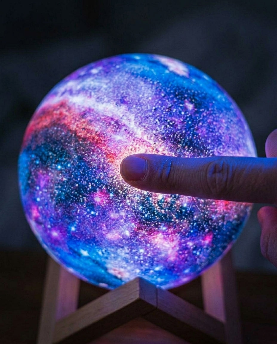 Galaxlampa med beröringskontroll | Stjärndesign nattlampa
