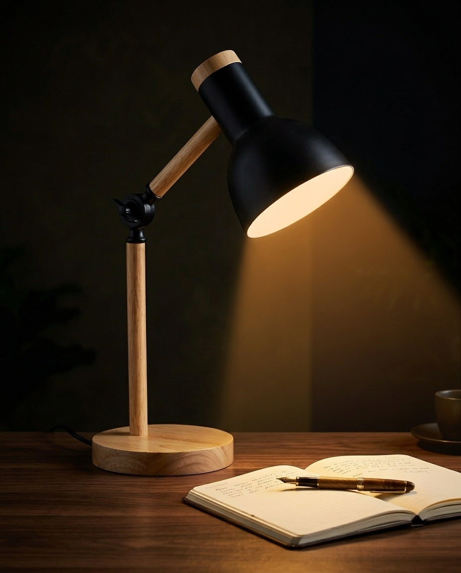 Nordisk LED-skrivbordslampa – Justerbar arm & beröringsdimmer