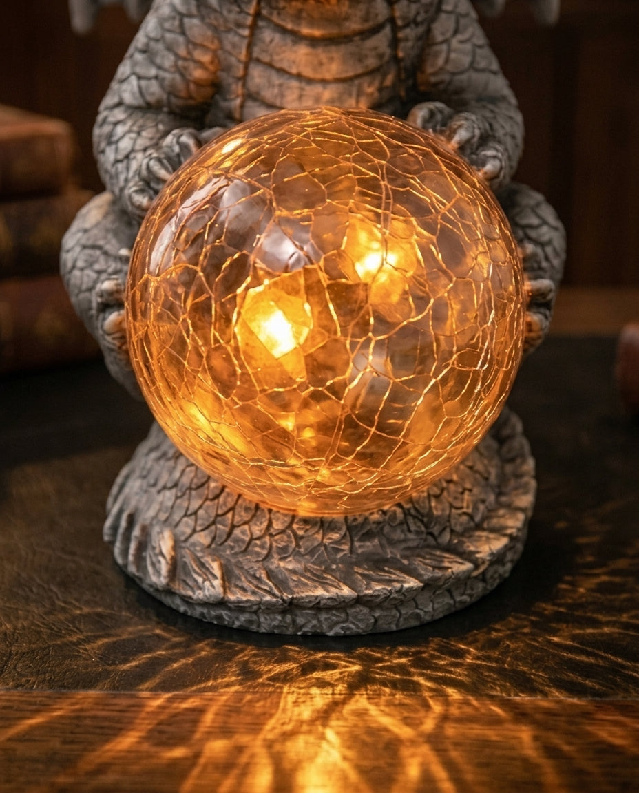 Dragon Orb LED-bordslampa – Varmt sken för hem & kontor