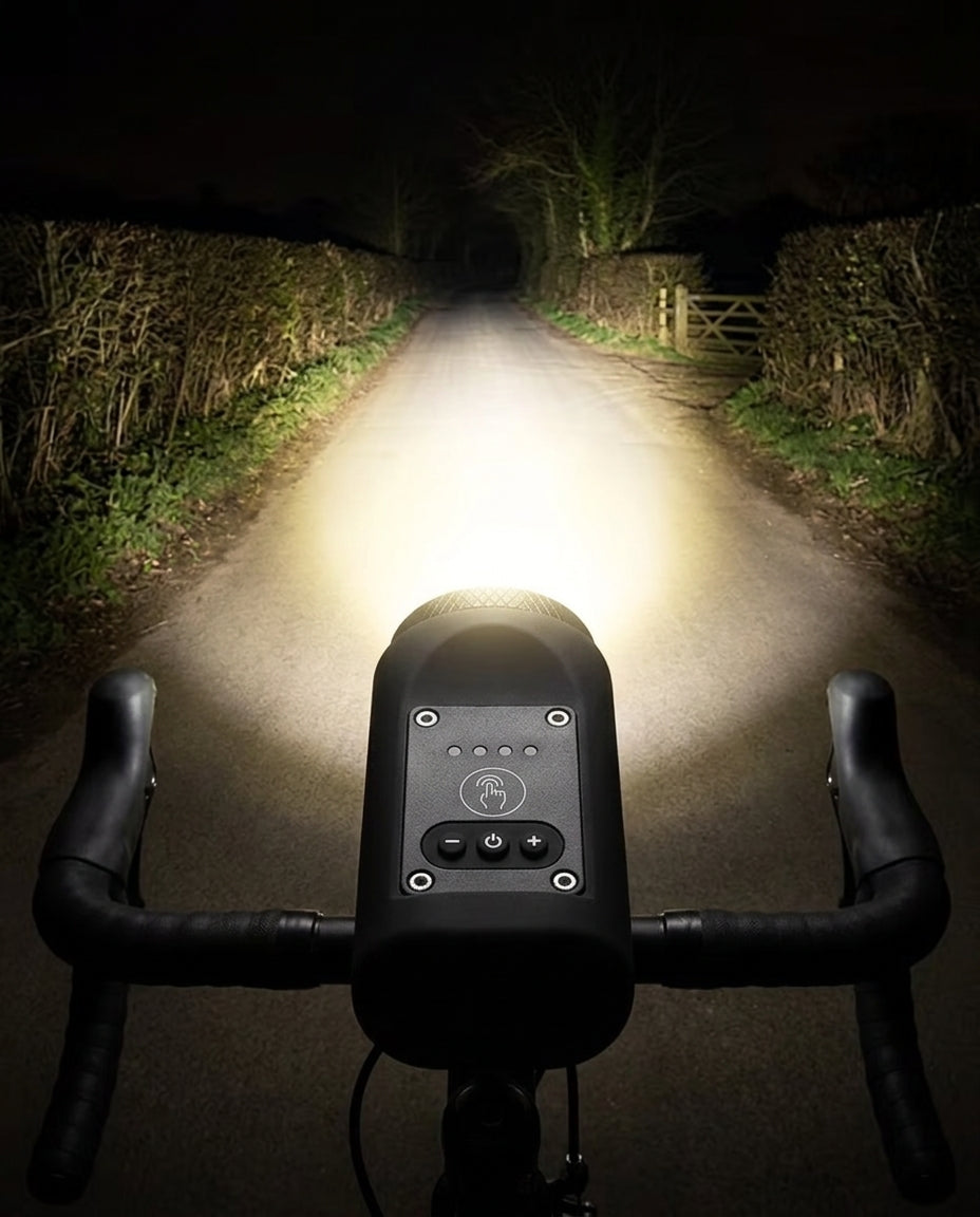 StreetGuard Cycle Beacon | 110 dB signalhorn och COB-strålkastare i ett