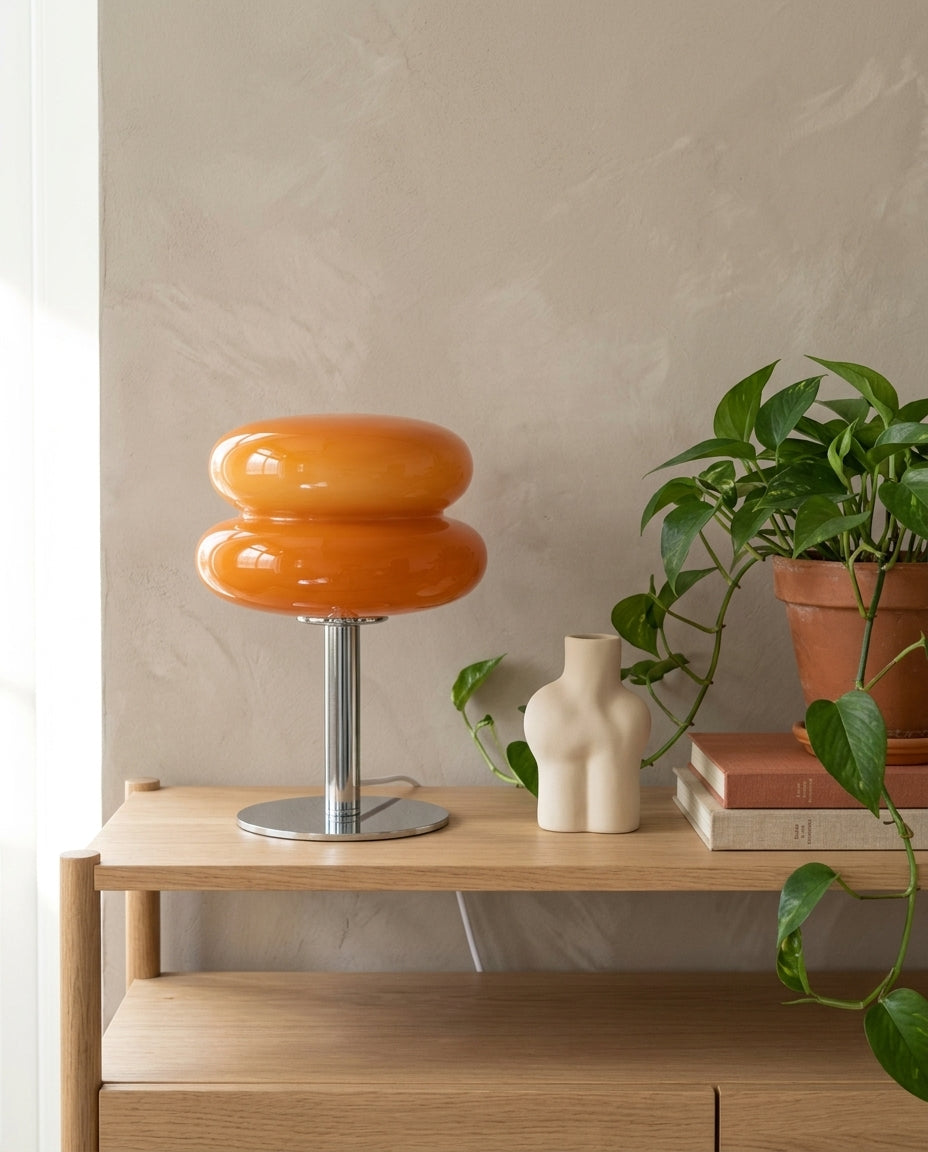 LED Bauhaus-bordslampa | Retro Orb Glödande Skrivbordslampa