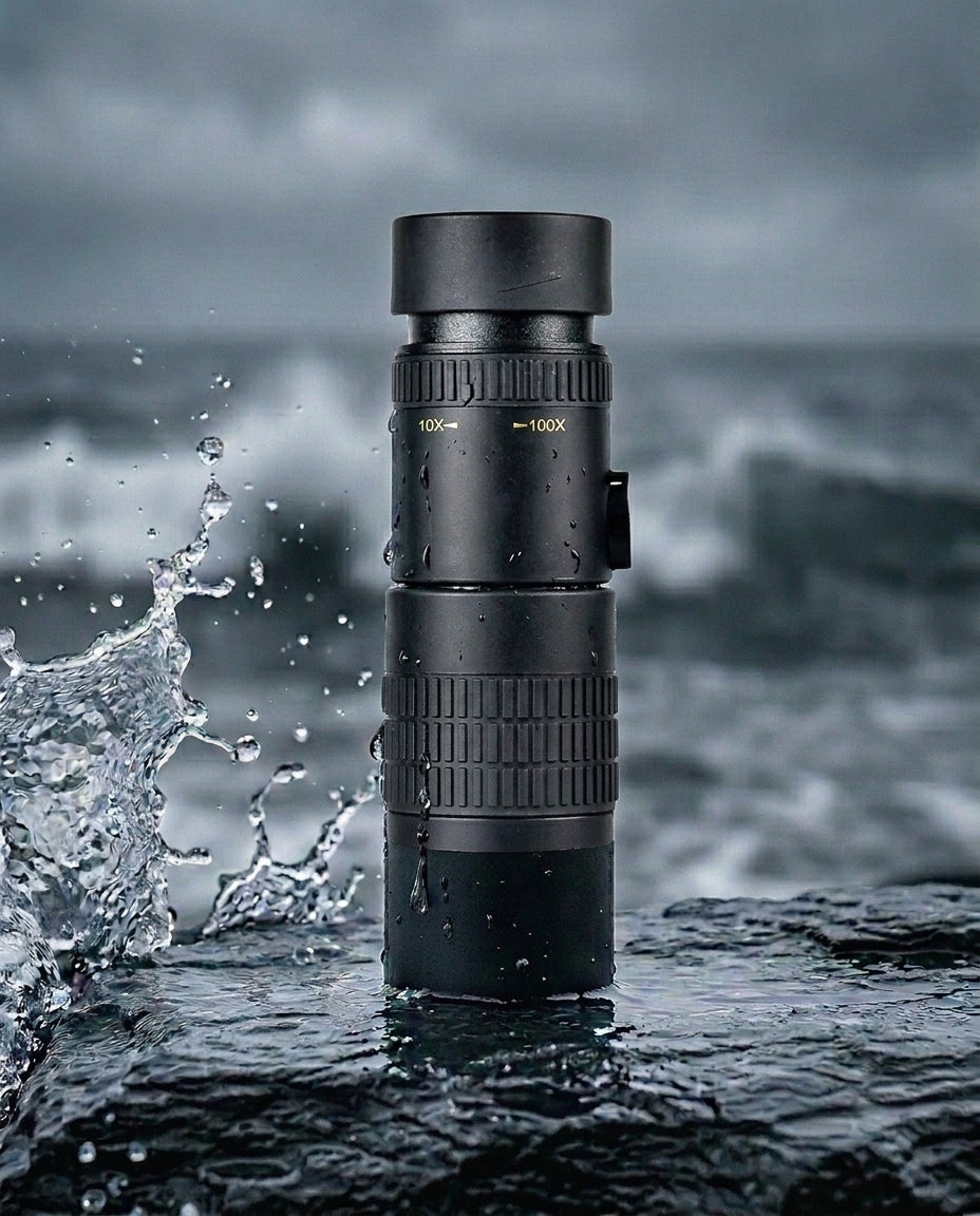 Zoommonokular | Mörkerseende & Stativ | Titan