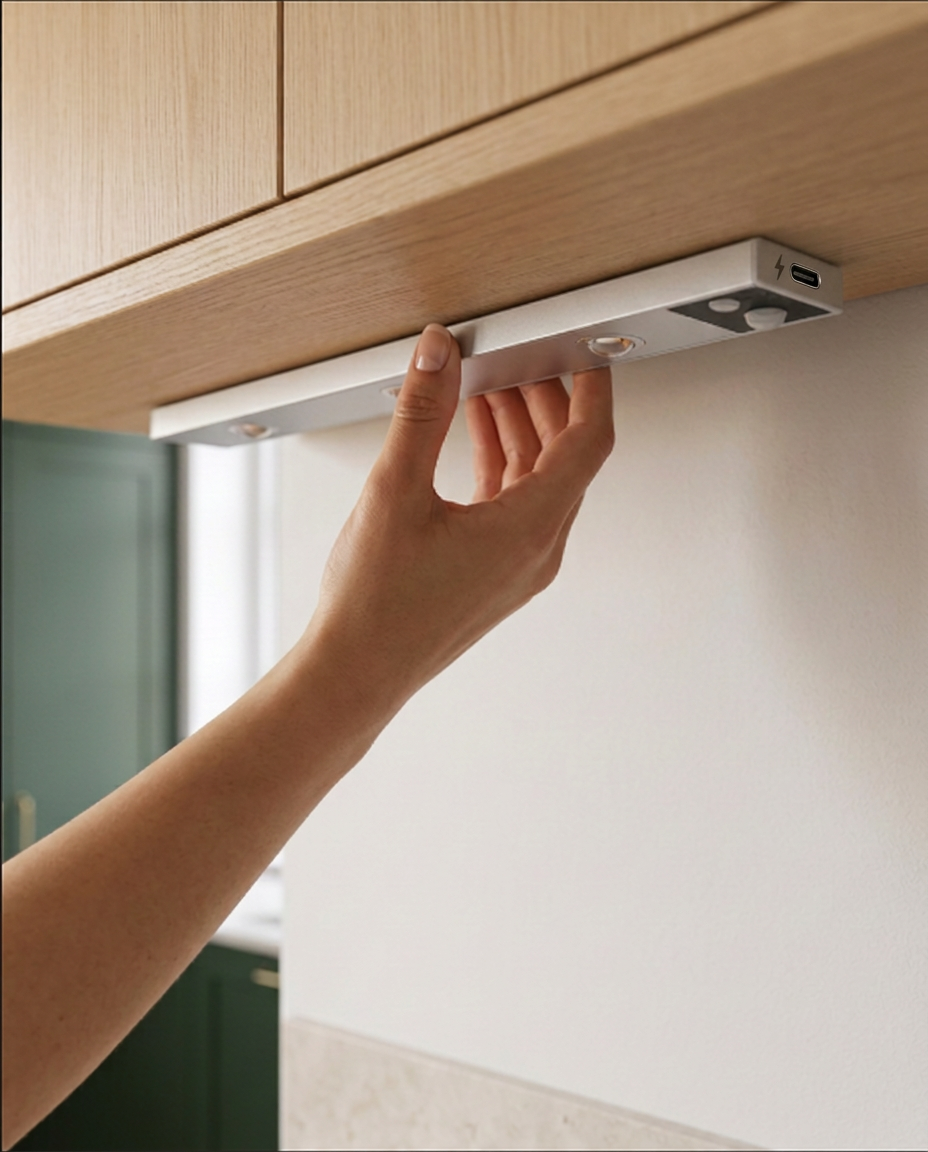 Rörelsesensor LED-list – Trådlös Belysning Under Skåp