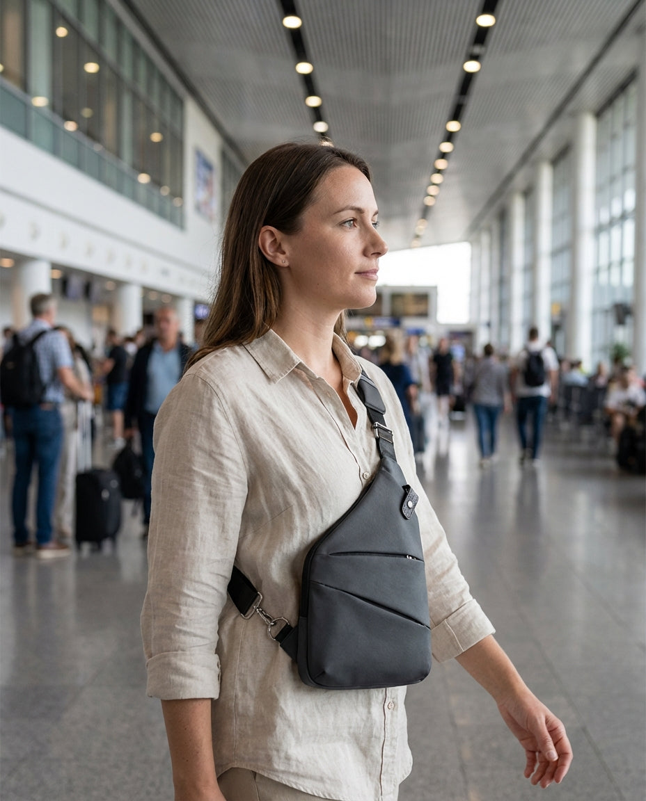 Enkelrem Stoldskyddad Axelremsväska | SlimShield