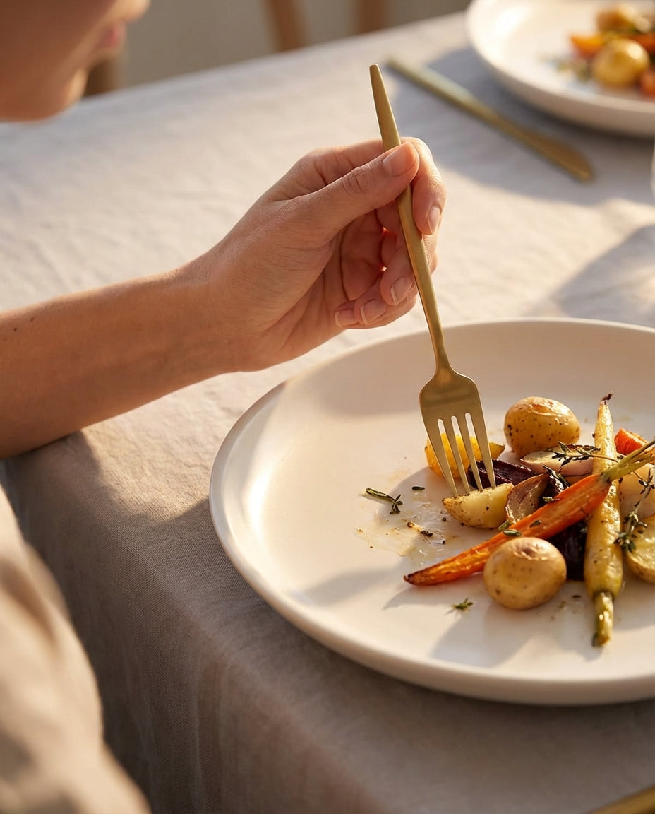 Minimalistiskt Bestick – Mattlackerat Bestick för 4–16 Pers