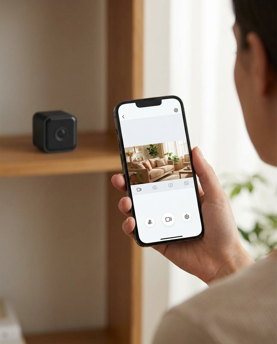 Mini WiFi-säkerhetskamera 1080P – Trådlös & Vädertålig